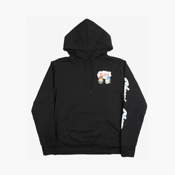 MENS CHEECH AND CHONG HOODIE JOGGER SET BLACK SIZE: M NEW - Picture 3 of 4